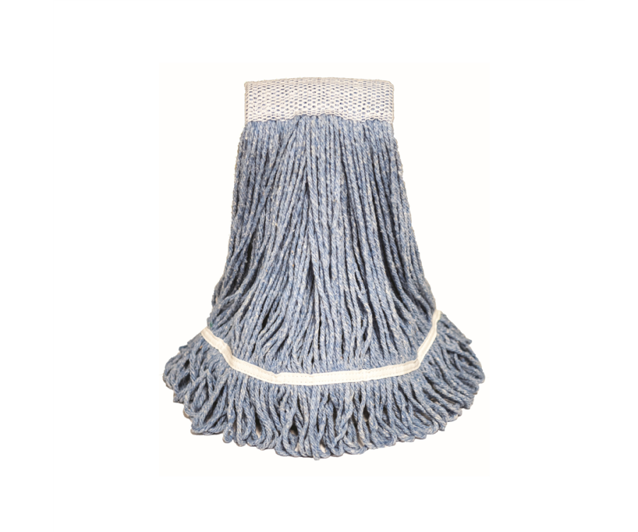 Reliable Brand® 4-Ply Blue Blended Loop End Wet Mop Head (24 oz., 6 Heads/CS)